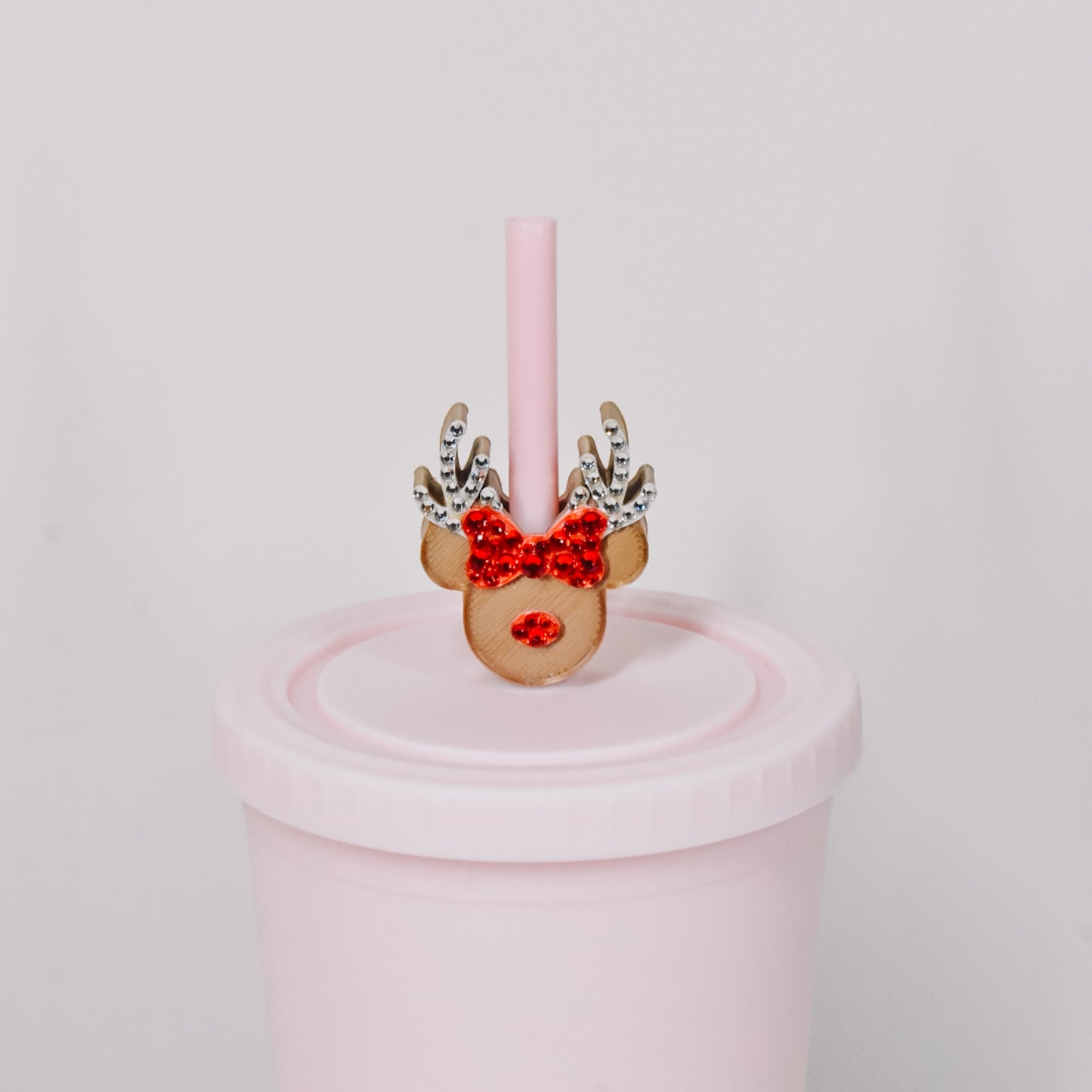Ears Reindeer Straw Charm