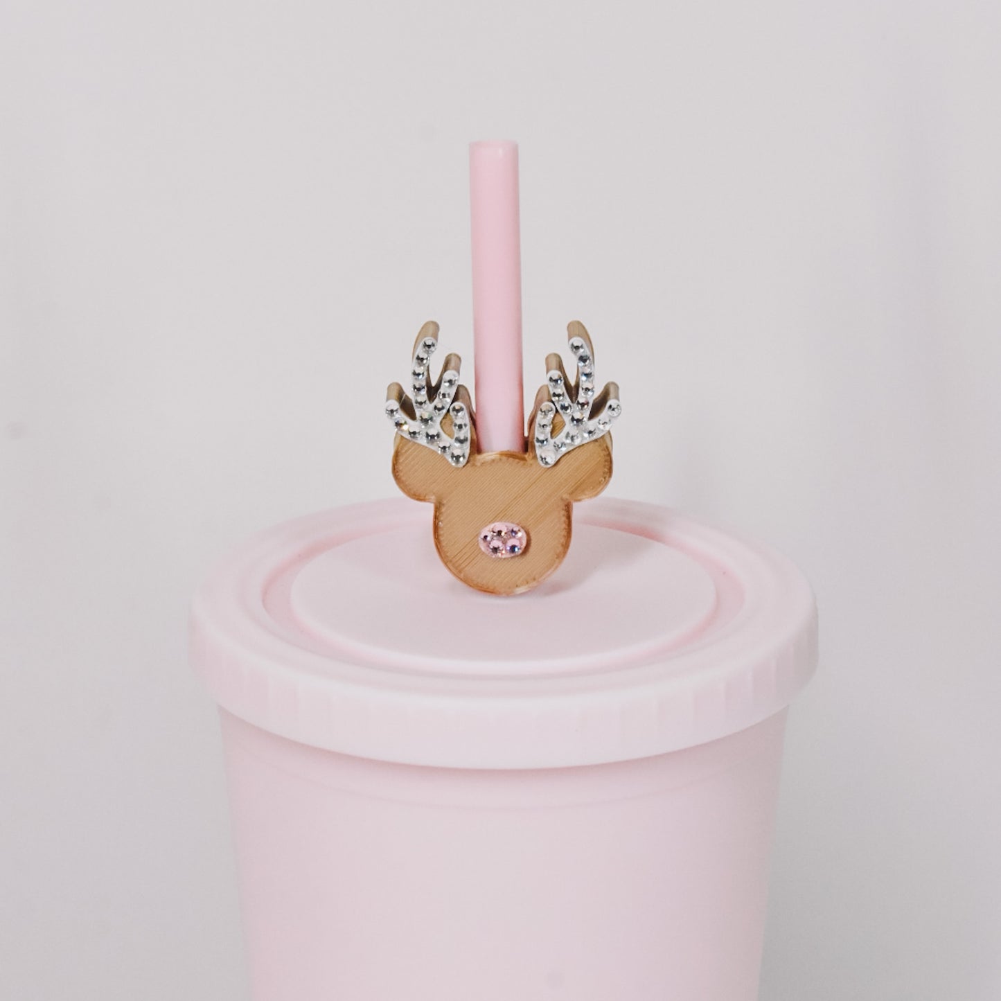 Ears Reindeer Straw Charm