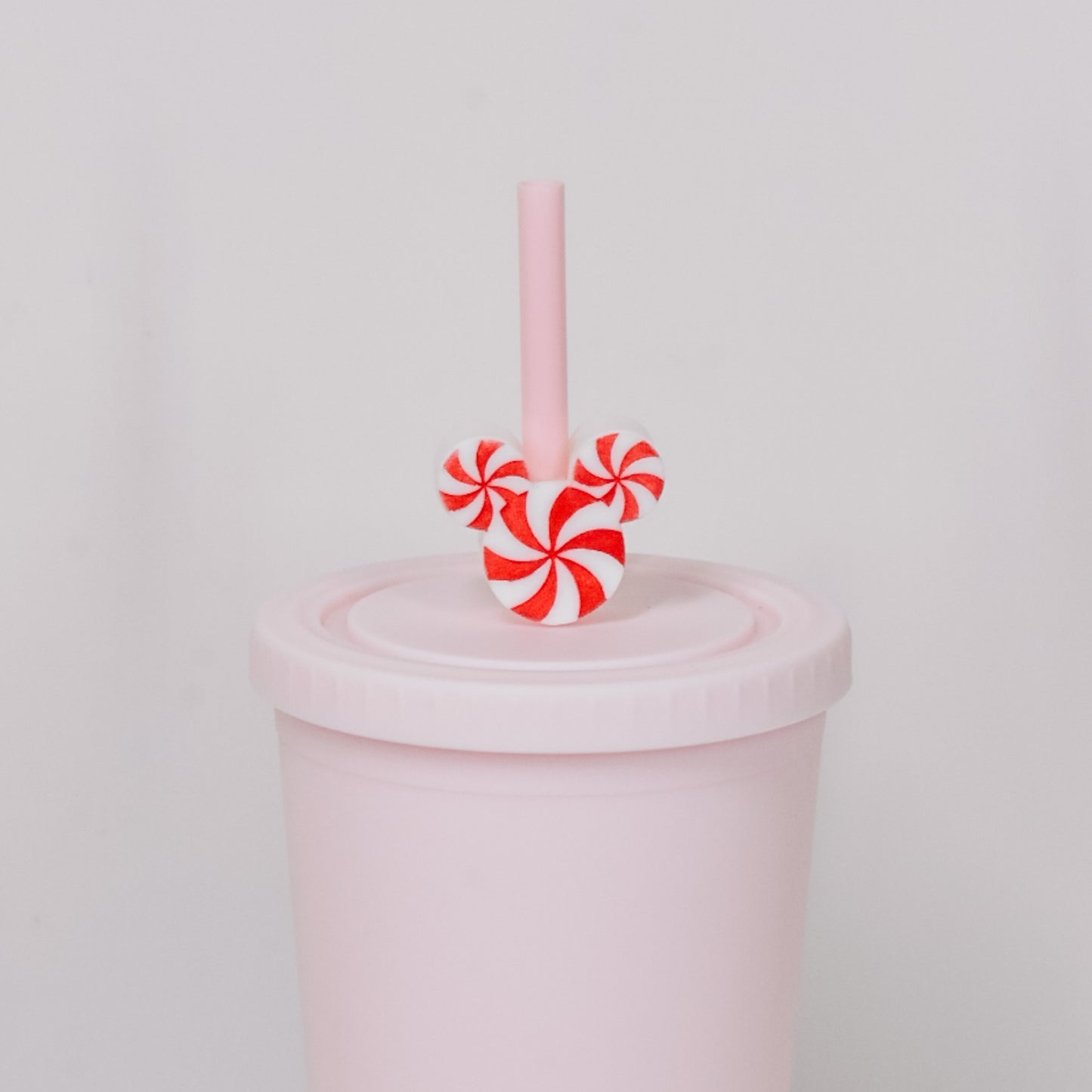 Ears Peppermint Straw Charm