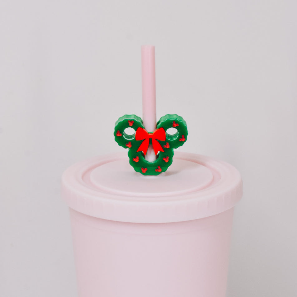 Wreath Straw Charm