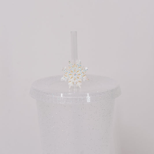 Snowflake Straw Charm