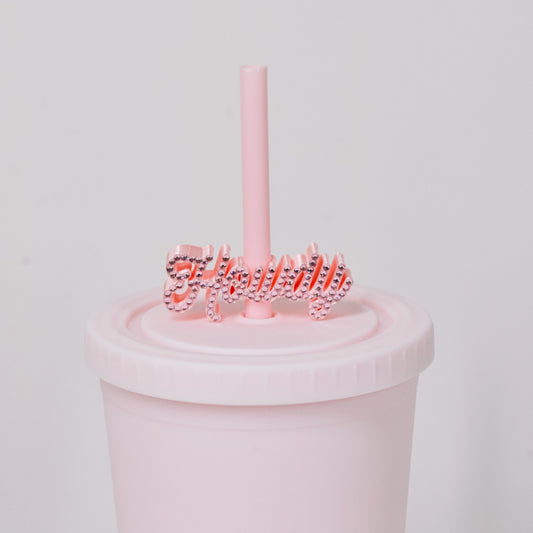 Howdy Straw Charm