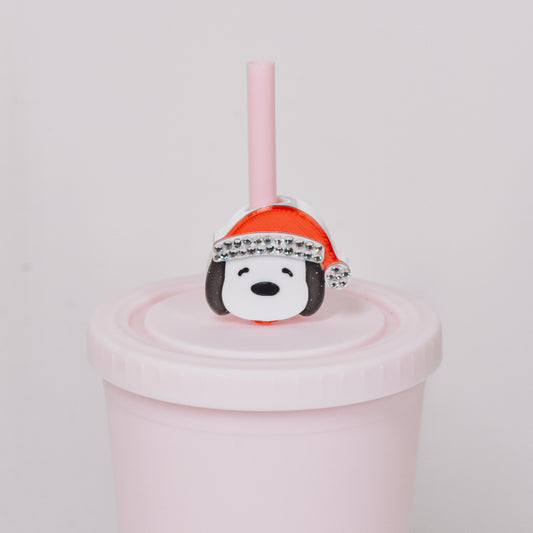 Pet Dog Straw Charm