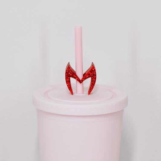 Red Witch Straw Charm