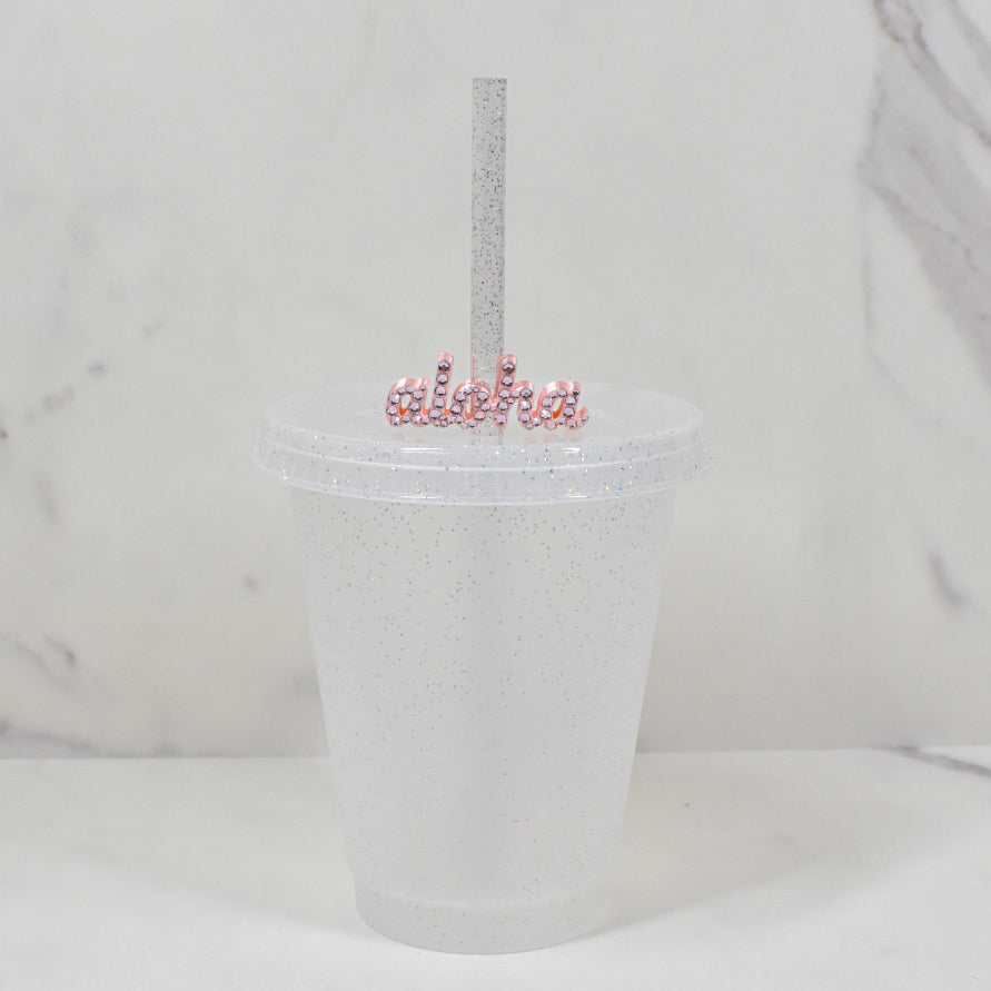 Aloha Straw Charm