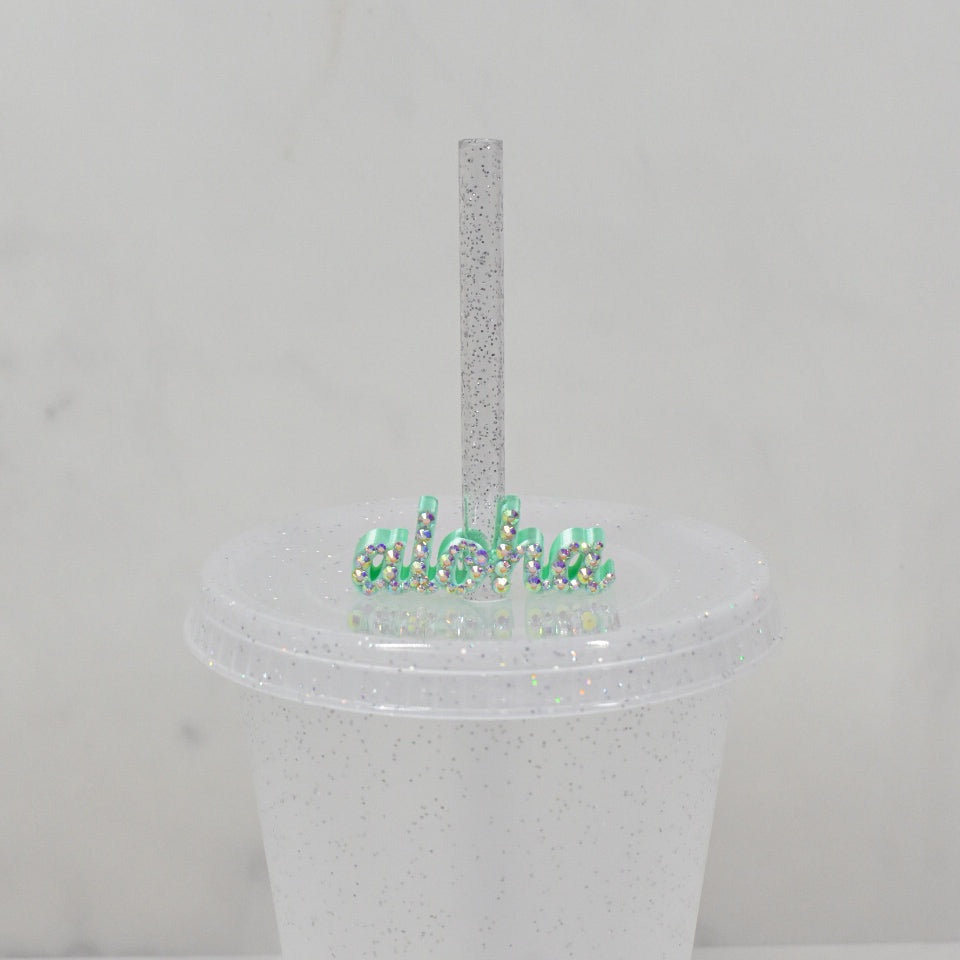 Aloha Straw Charm