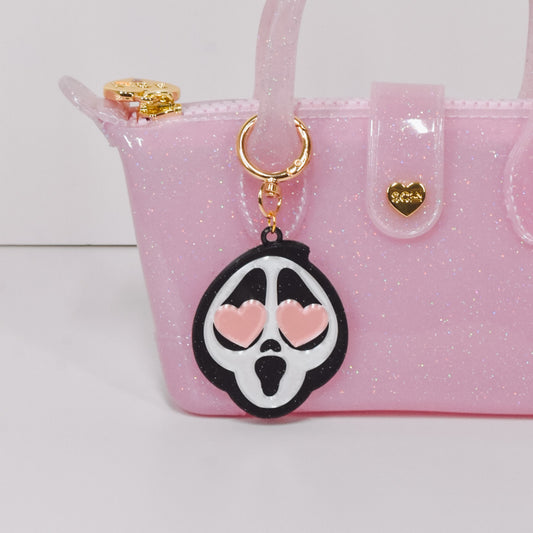 Heart Eye Ghost Bag Charm