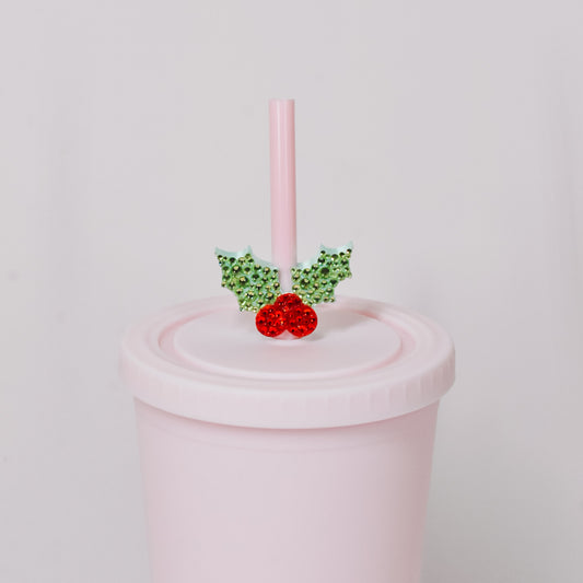 Holly Straw Charm