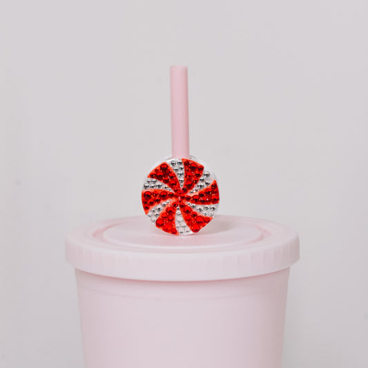 Peppermint Straw Charm