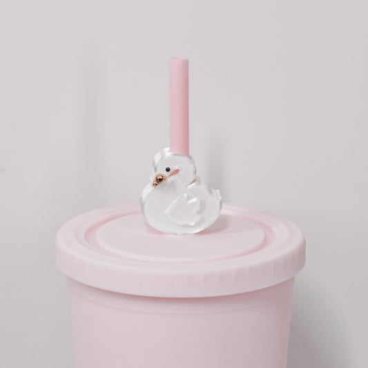 Swan Straw Charm