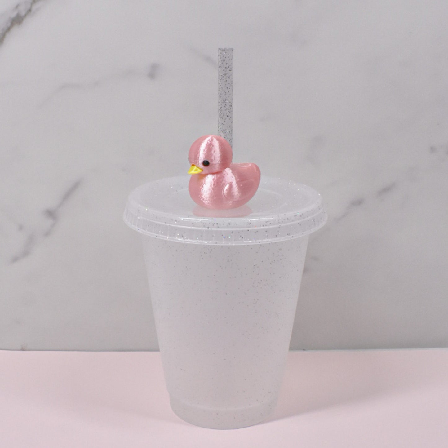 Rubber Ducky Straw Charm