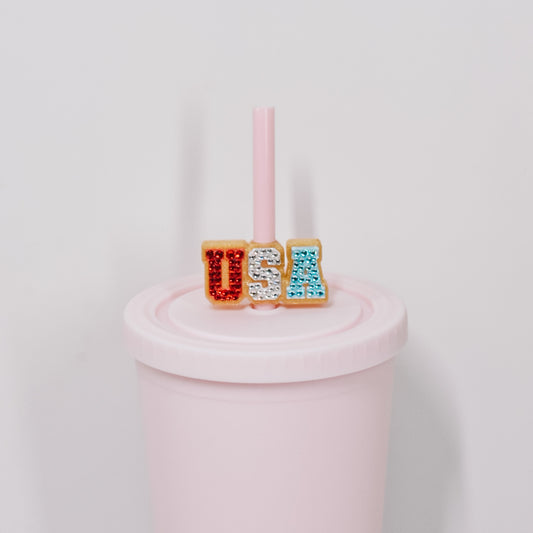 USA Straw Charm