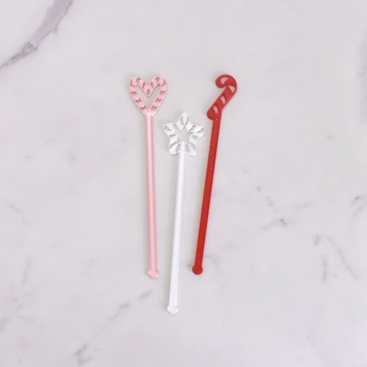 Candy Cane Drink Stir