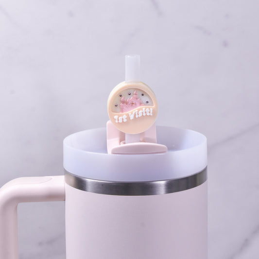 1st Visit Straw Charm