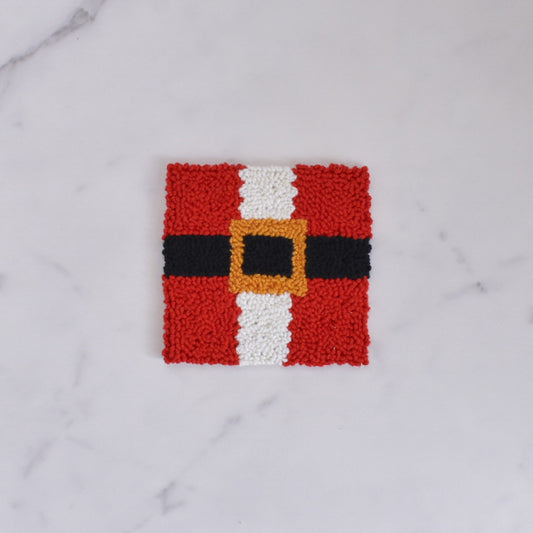 Santa Buckle Rug Coaster