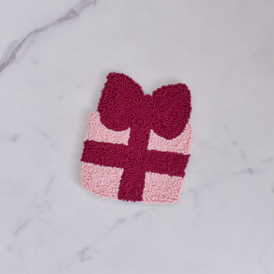 Gift Box Rug Coaster