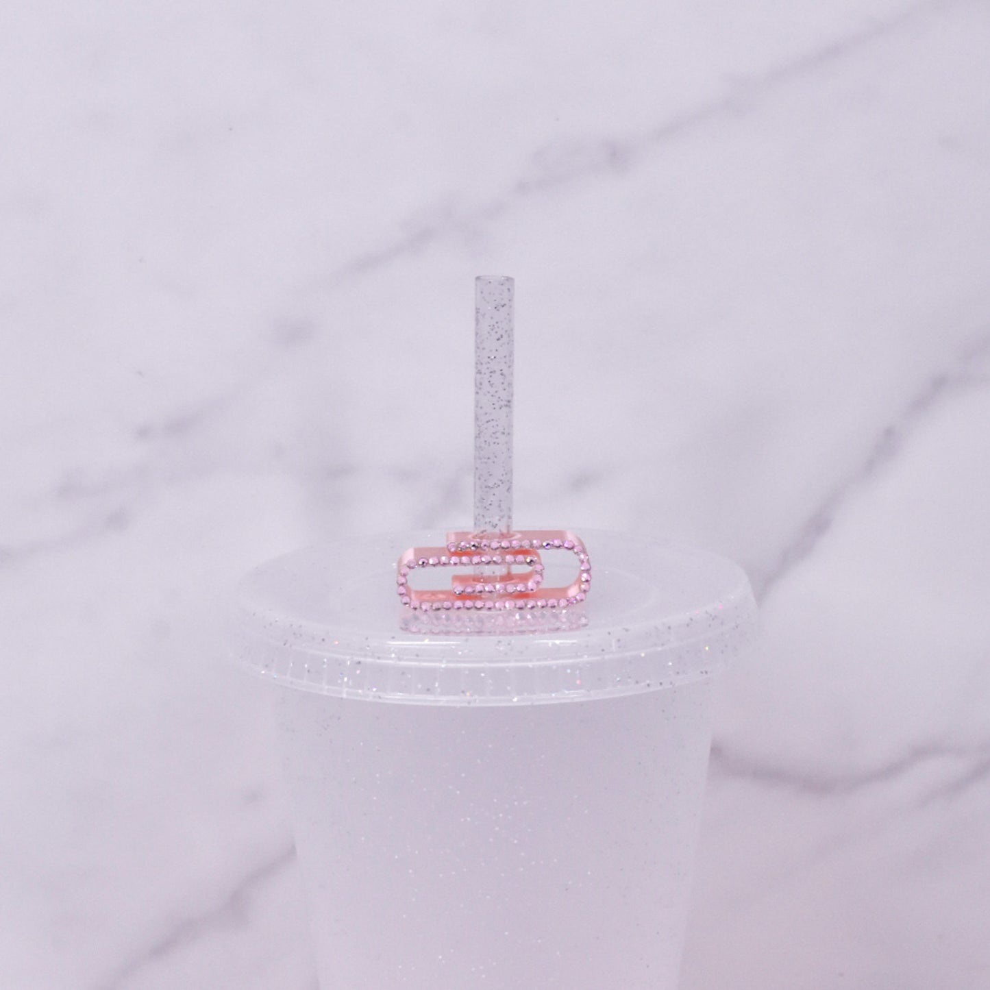 Paper Clip Straw Charm