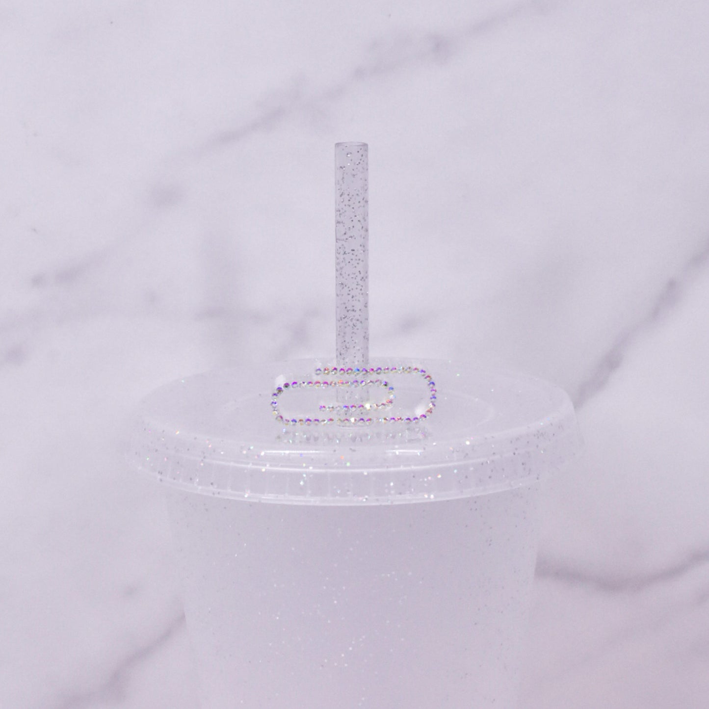 Paper Clip Straw Charm