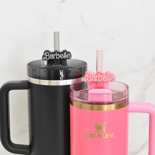 Barbelle Straw Charm