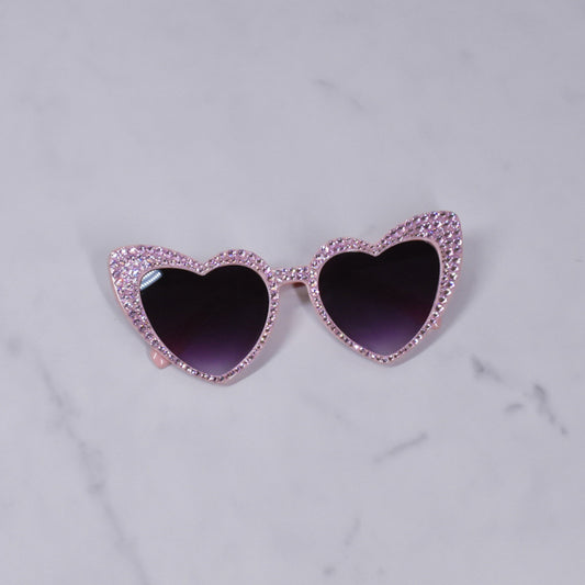 Crystal Heart Sunglasses