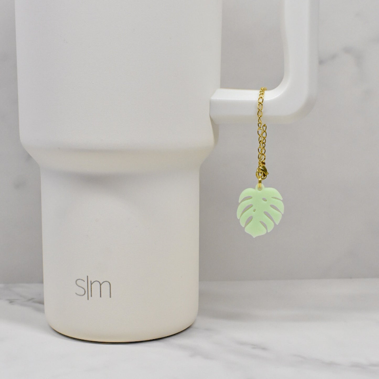 Monstera Leaf Handle Charm