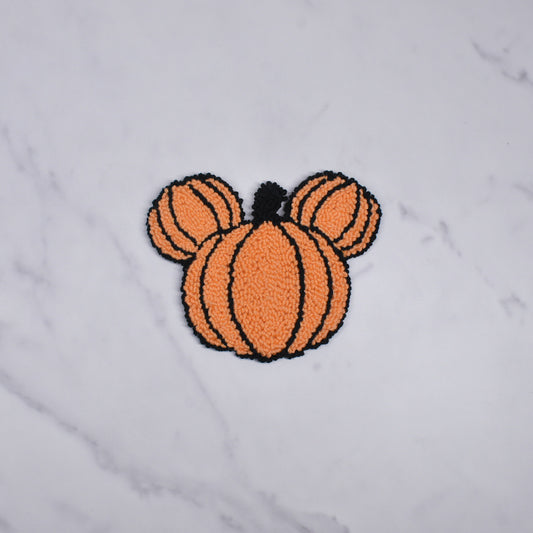 Ears Pumpkin Rug Coaster