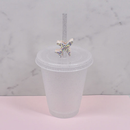 Airplane Straw Charm