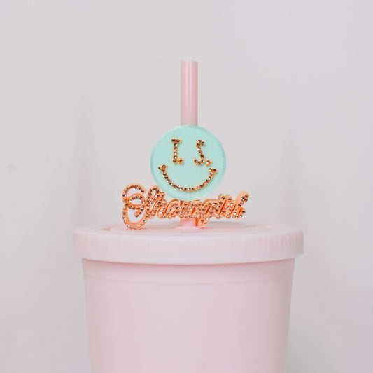 Showgirl Smiley Straw Charm