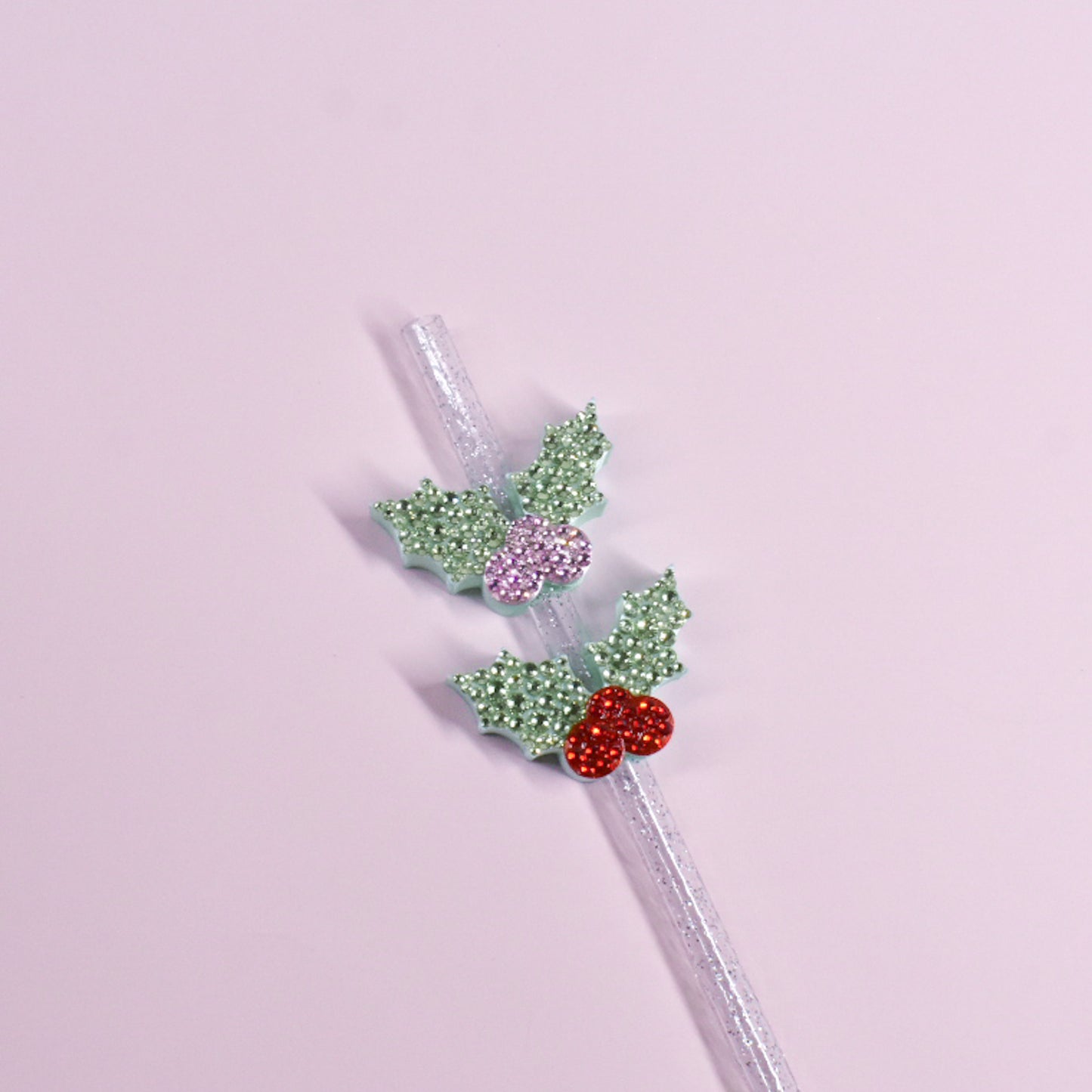 Holly Straw Charm