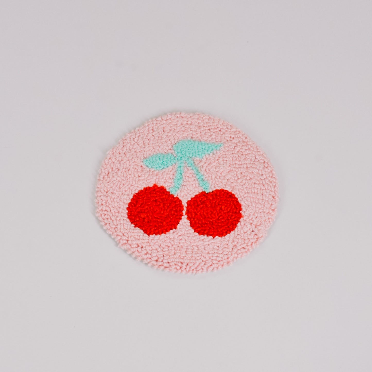 Cherry Rug Coaster