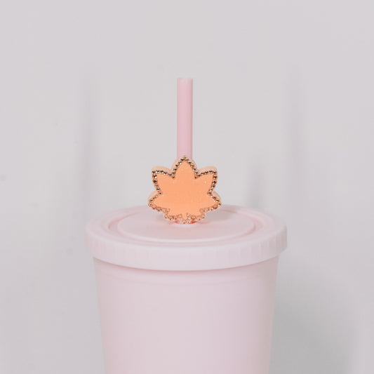 Autumn Leaf Straw Charm