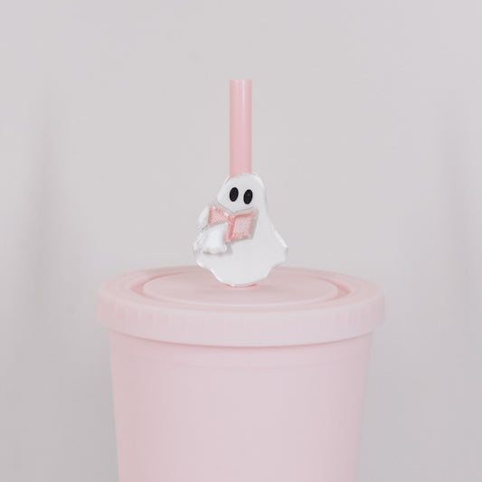 Bookish Ghostie Straw Charm