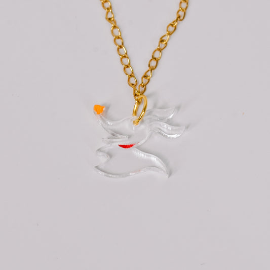 Labu Dog Ghost Necklace