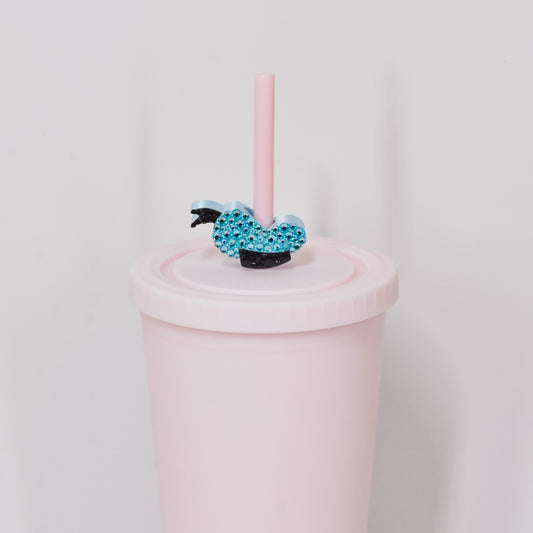 Mr Duck Straw Charm