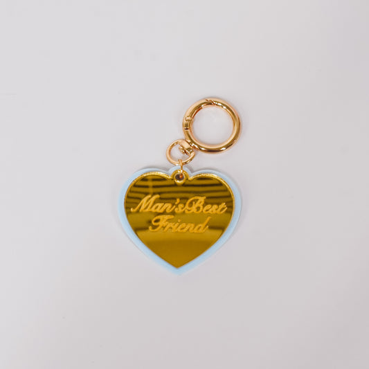 Mans BFF Tag Bag Charm