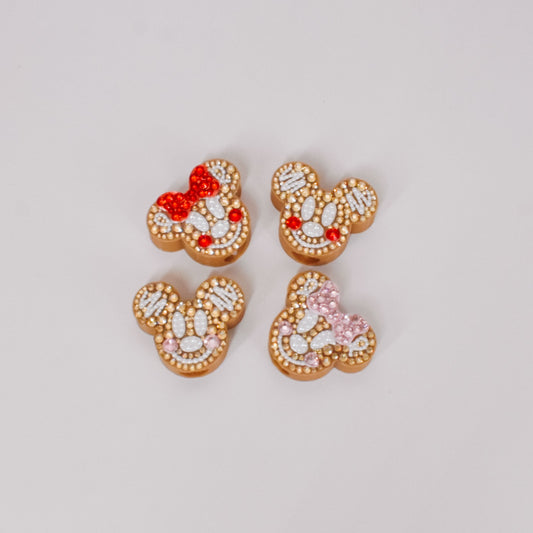 Ears Gingerbread Straw Charm
