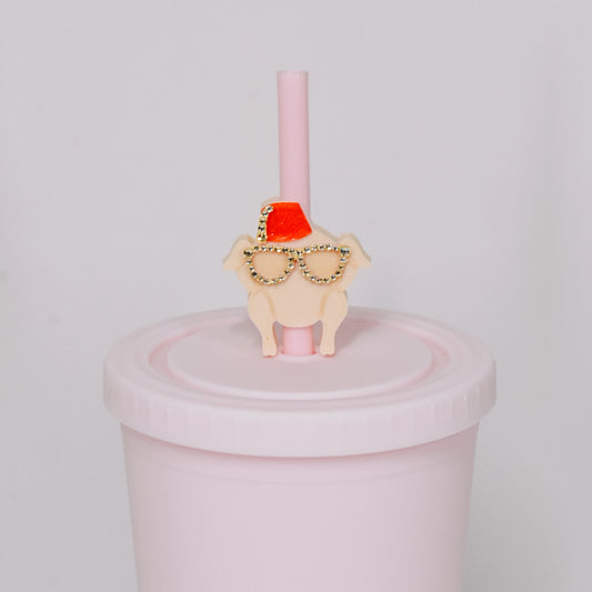 Friendly Turkey Straw Charm