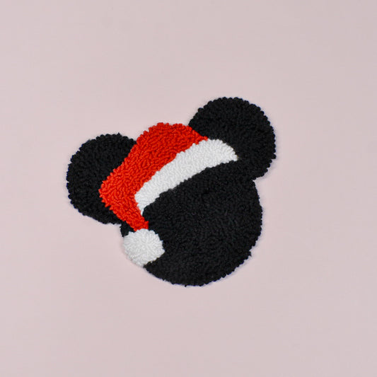 Ears Santa Rug Coaster