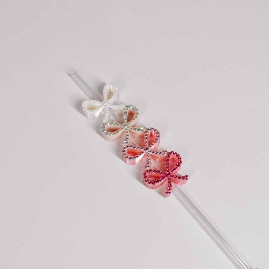 Bow Straw Charm