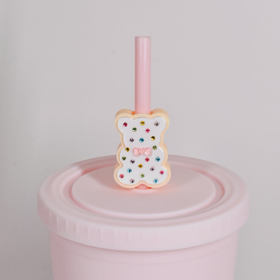 Frosted Cookie Straw Charm