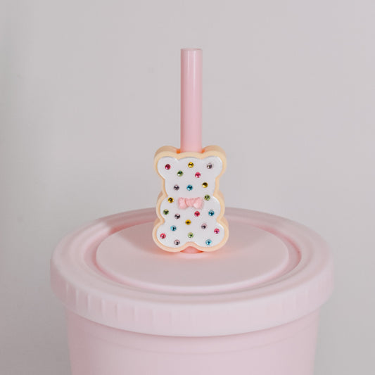 Frosted Cookie Straw Charm