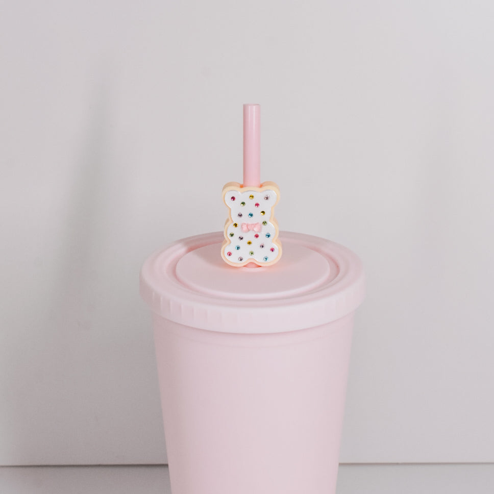 Frosted Cookie Straw Charm