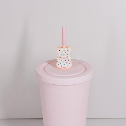 Frosted Cookie Straw Charm