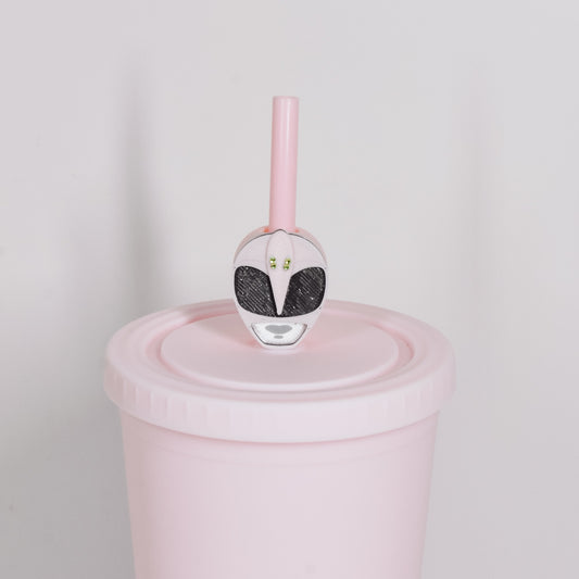 Pink Ranger Straw Charm