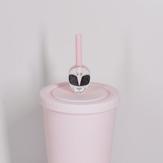 Pink Ranger Straw Charm