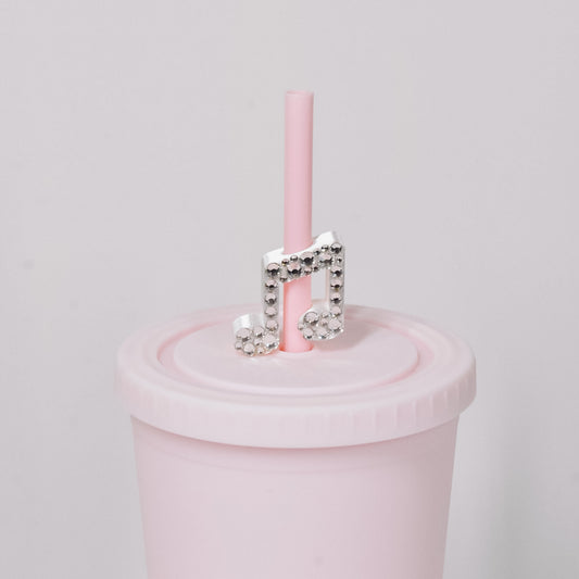 Music Note Straw Charm