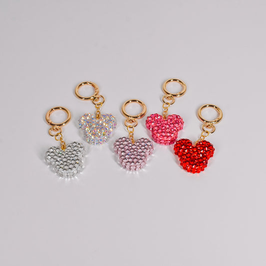 Crystal Ears Bag Charm