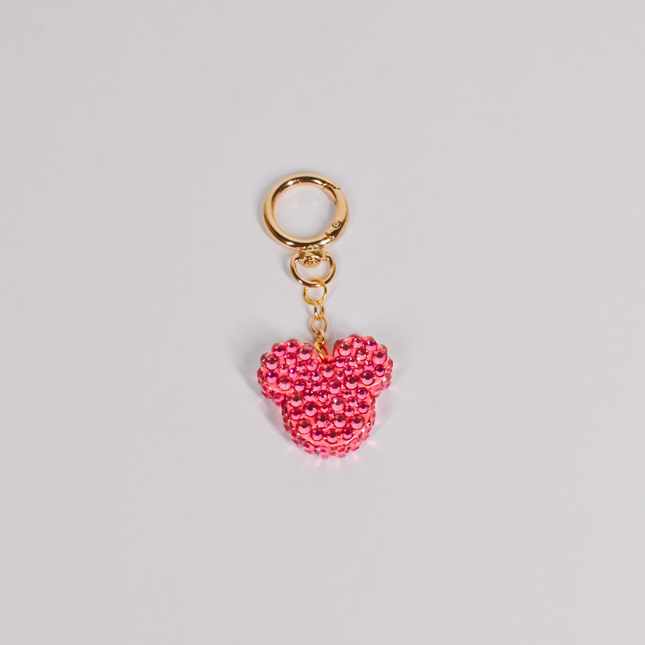 Crystal Ears Bag Charm