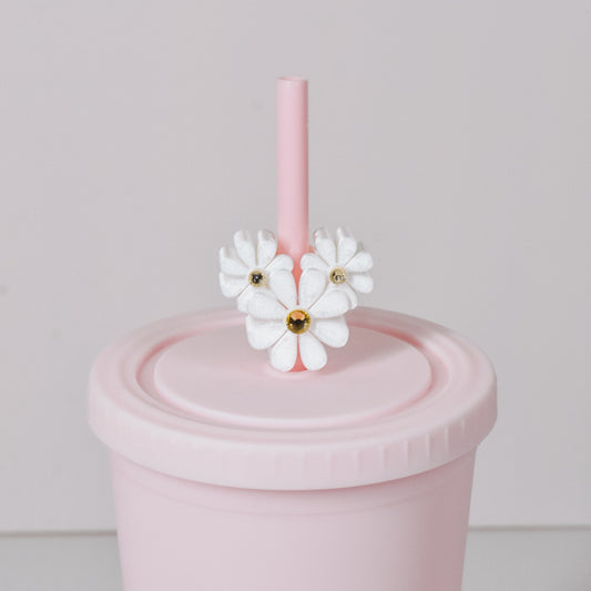 Daisy Straw Charm