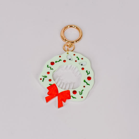 Mansion Wreath Bag Charm